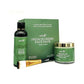 French Green Face Pack set with clay mask, face pack, and brush