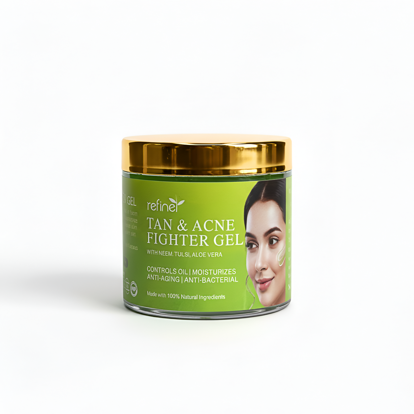 Refine Herbs Tan & Acne Fighter Gel 100g | Night Gel for Pimples